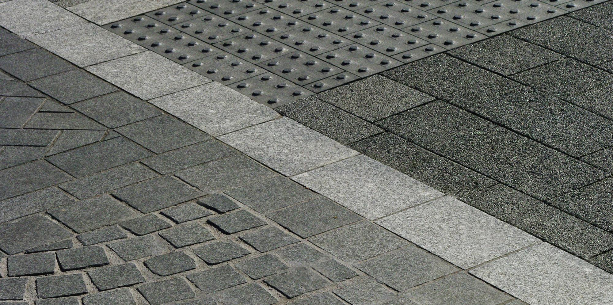 Exchange Place town centre pavement